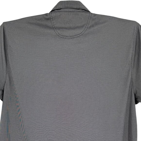Greg Norman Men's Short Sleeve ML75 Play Dry Dark Grey Polo Shirt Size XXL - Picture 4 of 8